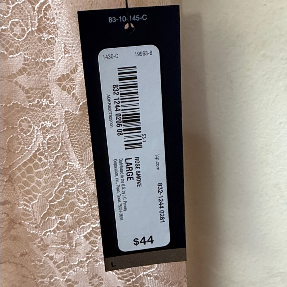 New! Worthington Semi Sheer Lace Top - Picture 4 of 6